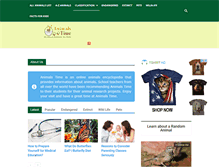 Tablet Screenshot of animalstime.com